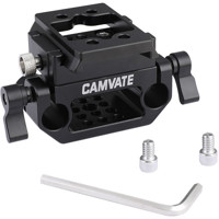 

CAMVATE Manfrotto-Style QR Sliding-in Plate with 15mm Dual Rod Clamp