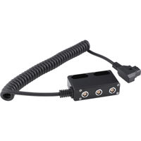 

CAMVATE D-tap to 2 pin female coiled power cable