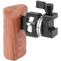 

CAMVATE Quick Release Wooden Hand Grip with M6 ARRI Rosette Connection & NATO Clamp Adapter (Left Side)