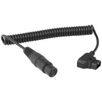 

CAMVATE D-Tap Male to 4-Pin XLR Female Coiled Power Cable
