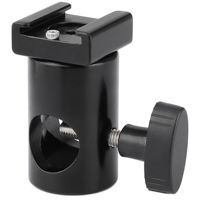 

CAMVATE Light Stand Head with Cold Shoe Mount Adapter
