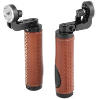 

CAMVATE M6 Male Thread ARRI Rosette Leather Handgrip for DSLR Shoulder Rig, Pair