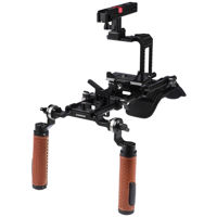 

CAMVATE Pro Camera Shoulder Mount Rig with Half Cage Manfrotto Quick Release Plate Base for Sony A7 Series Camera