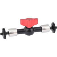 

CAMVATE 5.2" Articulated Magic Arm with Double Ended 1/4" Screw Connector & Red Ratchet Knob for Extending Accessories