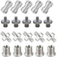 

CAMVATE 1/4" & 3/8" Thread Screw Assortment Kit for DSLR Camera Cage Rig & Accessories Assembly, 20 Pieces
