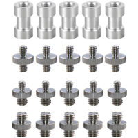 

CAMVATE 1/4" & 3/8" Thread Screw Bolt Mixture Set for DSLR Camera Cage Rig & Accessories Assembly, 20 Pieces
