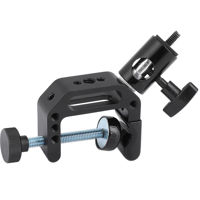 

CAMVATE Universal Robust C Clamp with 1/4" & 3/8" Male & Female Thread Mounting Points & Light Stand Head Adapter