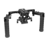 

CAMVATE Manfrotto Quick Release Tripod Mount Base Plate with 2x Adjustable Rubber Handgrip