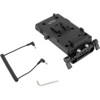 

CAMVATE Quick Release V Lock Power Splitter Plate + Cheese Plate with 15mm Rail Block Rod Clamp