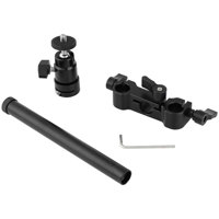 

CAMVATE Support Holder Ball Head with 1/4"-20 Male Thread Mount and 15mm Aluminum Dual-Port Rod Clamp