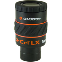 

Celestron 25mm X-Cel LX Series 1.25" Eyepiece with 60 Degree Field of View & Long Eye Relief.