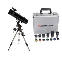 

Celestron Advanced VX 8" Newtonian Telescope - with Deluxe Accessory Kit (5 Celestron Plossl Eyepieces, 1.25" Barlow Lens, 1.25" Filter Set, Accessory Carry Case