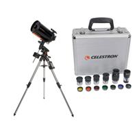 

Celestron Advanced VX 9.25" Schmidt-Cassegrain Telescope - with Deluxe Accessory Kit (5 Celestron Plossl Eyepieces, 1.25" Barlow Lens, 1.25" Filter Set, Accessory Carry Case