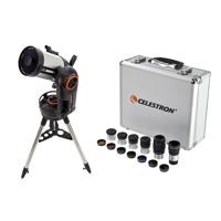 

Celestron NexStar Evolution 6, Schmidt-Cassegrain Telescope with integrated WiFi - with Deluxe Accessory Kit (5 Celestron Plossl Eyepieces, 1.25" Barlow Lens, 1.25" Filter Set, Accessory Carry Case