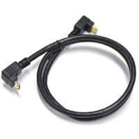 

Cineroid 27.6" Right-Angle Male Mini-HDMI to Male Mini-HDMI Type-C Cable, Standard to Inverted