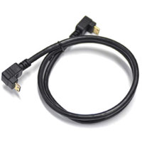 

Cineroid 27.6" Right-Angle Male Mini-HDMI to Male Mini-HDMI Type-C Cable, Inverted to Inverted
