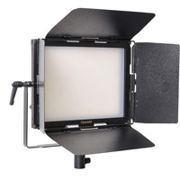

Cineroid LM800-VCD Professional Bi-Color LED Location Light, Includes Barn Door, Yoke, Diffuser Panel, AC Adapter, Gold Mount Battery Plate