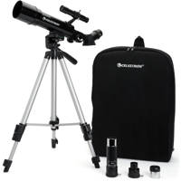 

Celestron Travel Scope 50, Portable 50mm Refractor Telescope with Finder, Tripod, Eyepieces & Backpack.