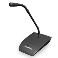 

ClearOne Wireless Gooseneck Podium Cardioid Microphone with 6" Neck and Double Bends, RF Band M550: 537-563 MHz, Compressed