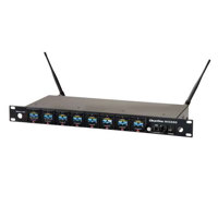 

ClearOne 8-Channel Wireless Receiver with Docking Station & XLR Output, RF Band M550: 537-563 MHz, Compressed