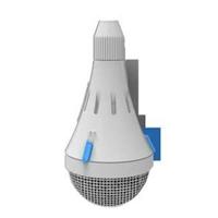 

ClearOne Tri-Element Ceiling Microphone Array Capsule, Attached with 7' White Drop-Down Cable