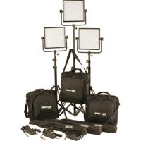 

Cool-Lux CL3-3000 Daylight PRO Studio LED Spot Light Kit with V-Mount Battery Plate, Includes 3x Spot Light, 3x Light Stand, 3x Stand Case, 3x Carry Case, AC/DC Power