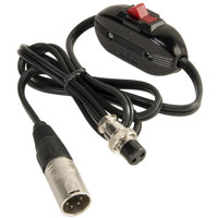 

Cool-Lux Power Cord with 4 Pin XLR Coil Cord for the Mini-Cool Light Unit