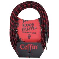 

Coffin Bloodsplatter Instrument Cable 20', Straight to Straight