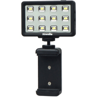 

Commlite Ultra Bright CRI>95 Adjustable Multi-Functional Mini LED Video Light, Black