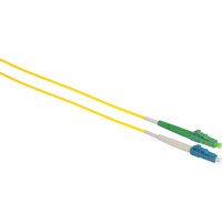 

Camplex 3.28' 9/125 Singlemode Simplex APC LC to UPC LC Fiber Optic Adapter Cable, Yellow