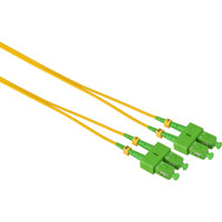 

Camplex 16.4' Singlemode Duplex APC SC to APC SC Fiber Optic Patch Cable, Yellow
