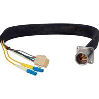 

Camplex 6" LEMO EDW to Duplex ST and 6-Pin Amp Power SMPTE Hybrid Fiber Optic Breakout Cable