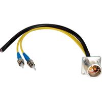 

Camplex 6" LEMO EDW to Duplex LC and Blunt Lead Power SMPTE Hybrid Fiber Optic Breakout Cable