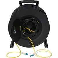 

Camplex 1500' 2-Channel LC Single-Mode Fiber Optic Tactical Snake on Reel Cable, Standard Grade