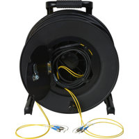 

Camplex 1250' 2-Channel ST Single-Mode Fiber Optic Tactical Snake on Reel Cable, Standard Grade
