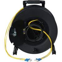 

Camplex 1250' 4-Channel LC Single-Mode Fiber Optic Tactical Snake on Reel Cable, Standard Grade