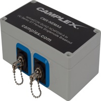 

Camplex OpticalCON QUAD NO4FDW-A to 2 Duplex LC Female Singlemode Fiber Optic Breakout Adapter Box