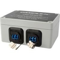 

Camplex OpticalCON QUAD NO4FDW-A to 2 Duplex LC Female OM3 Multimode Fiber Optic Breakout Adapter Box