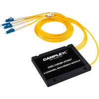 

Camplex CMX-CWDM-3C5557 3 Channel CWDM Multiplexer/Demultiplexer with 3' LC Fiber Pigtails