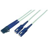 

Camplex 32.8' OM3 50/125 Multimode Duplex LC to SC Fiber Optic Patch Cable, 10-Gigabit Applications