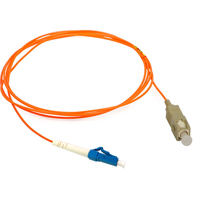 

Camplex 6.56' OM1 62/125 Multimode Duplex LC to SC Fiber Optic Patch Cable, Orange