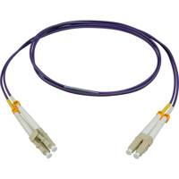 

Camplex 9.84' OM4 10/40/100G Multimode Duplex LC to LC Fiber Optic Patch Cable, Purple