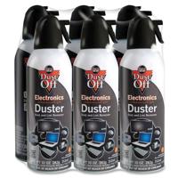 

Falcon Dust-Off 10 oz Compressed Gas Disposable Duster Spray Can, 6-Pack