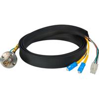 

Camplex FCS015A-FR 1' SMPTE/ARIB Hybrid Fiber Optic Receptacle Breakout Cable with SC Female Connector