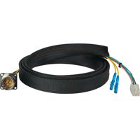 

Camplex FCS015A-MR 1' SMPTE/ARIB Hybrid Fiber Optic Receptacle Breakout Cable with LC Male Connector
