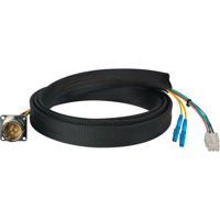 

Camplex FCS015A-MR 6' SMPTE/ARIB Hybrid Fiber Optic Receptacle Breakout Cable with LC Male Connector