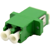 

Camplex LC to LC Singlemode Duplex APC Adapter, Flanged, Green