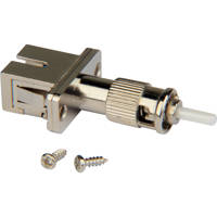 

Camplex SC Female to ST Male Singlemode Simplex Hybrid Adapter, Flanged