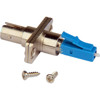 

Camplex ST Female to LC Male Singlemode Simplex Hybrid Adapter, Flanged