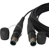 

Camplex OpticalCON DUO to DUO Multimode Outside Fiber Optic Tactical Snake, 10'